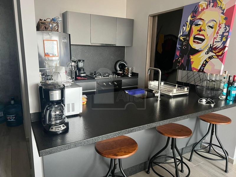 Departamento en renta Motto, Amueblado de 2 recámaras, Av Piamonte, Querétaro, Qro