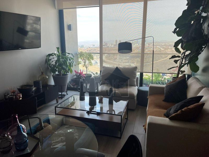 Departamento en renta Motto, Amueblado de 2 recámaras, Av Piamonte, Querétaro, Qro
