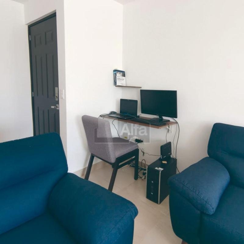 Departamento sin amueblar en renta en condominio cerrado Claustros de Santa María, Querétaro, Qro
