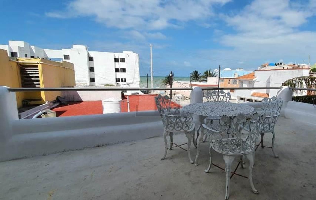 Renta de departamento amueblado con vista al mar en Progreso Yucatán