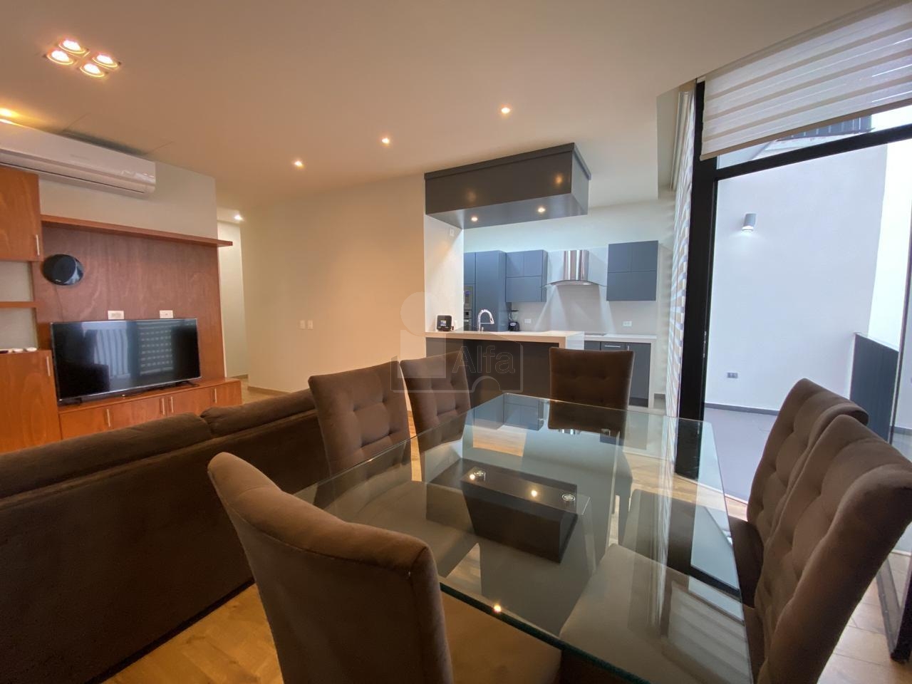 Departamento en renta Valle Oriente Torre Nacion Monterrey Nuevo León Amueblado