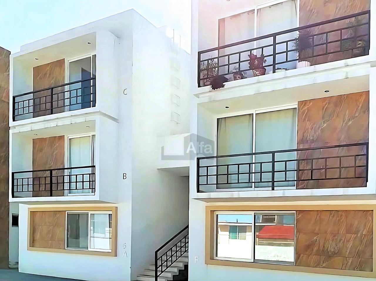 Departamento sin amueblar en renta en condominio cerrado Claustros de Santa María, Querétaro, Qro
