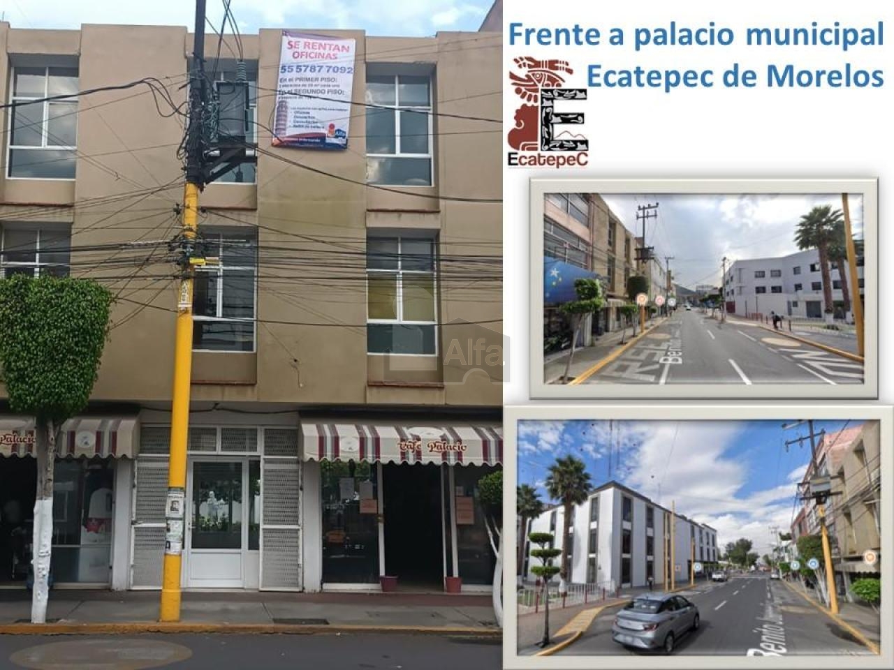 Oficina comercial en renta en San Cristóbal Centro, Ecatepec de Morelos, México