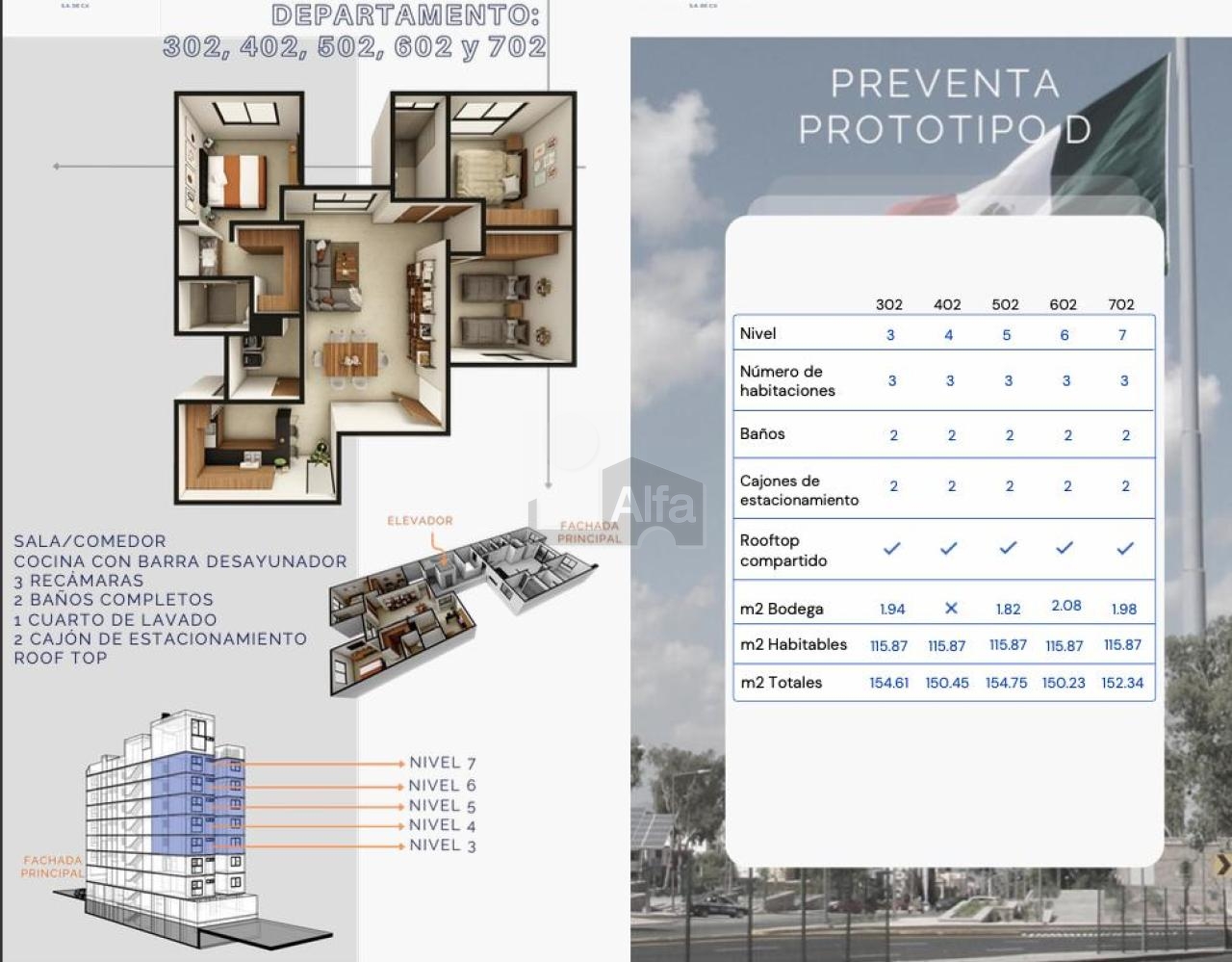 Departamentos en venta frente a asta Bandera zona, universitaria en San Luis Potosí.