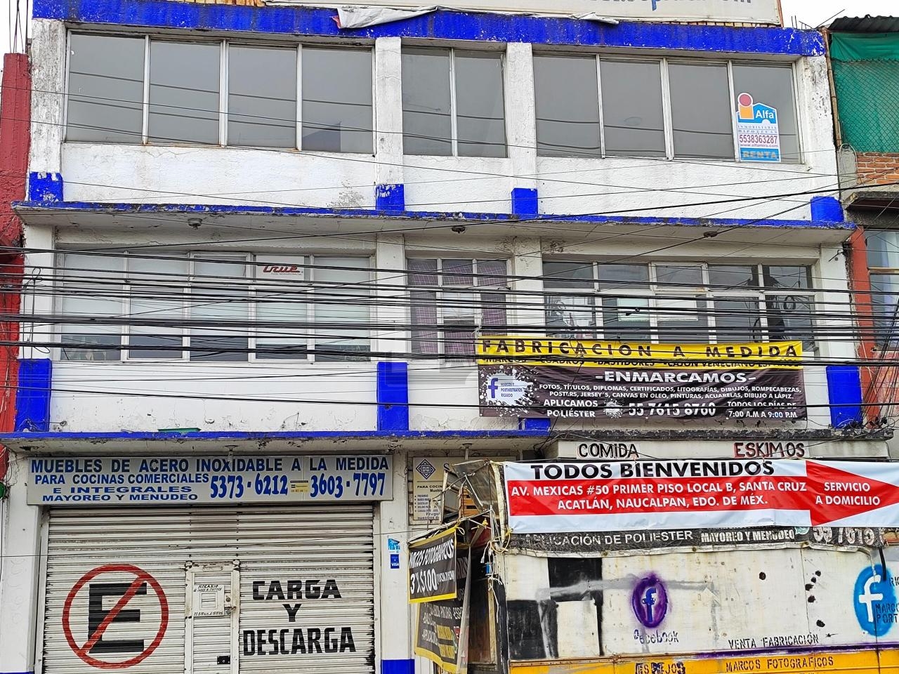 Local comercial en renta en Santa Cruz Acatlán, Naucalpan de Juárez, México